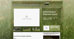 Desktop Screenshot of preciseundergroundmarking.com
